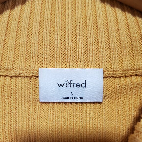 WILFRED Icalma Merino Wool Sweater Aritzia Mock Neck Dolman Marana Women's Small - Picture 9 of 12